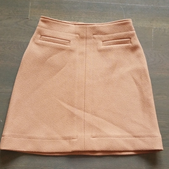 Staple! Tan high-waisted Skirt - Picture 1 of 5